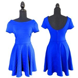 CITY STUDIO Royal Blue Midi Dress Jr